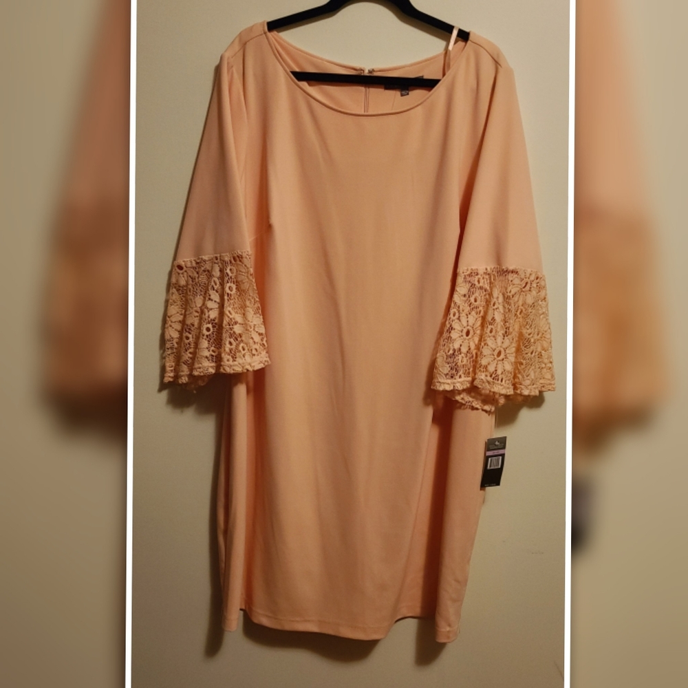NWT Peach lace dress